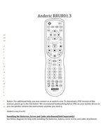 Download ANDERIC RRUR01.4 for Roku Streaming Players 4-Device Universal Remote Control documentation